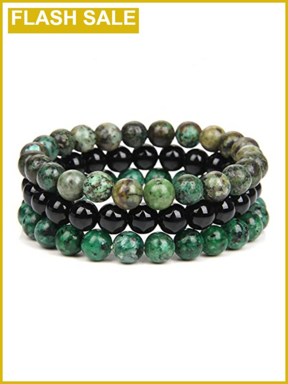 Semi-Precious Gemstone Beaded Stretch Bracelets